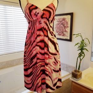 ⭐️3/$15⭐️ Summer Dress Pink Tiger Adjustable